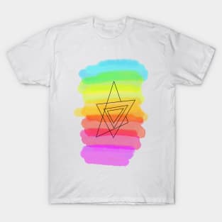 Geometric Rainbow T-Shirt